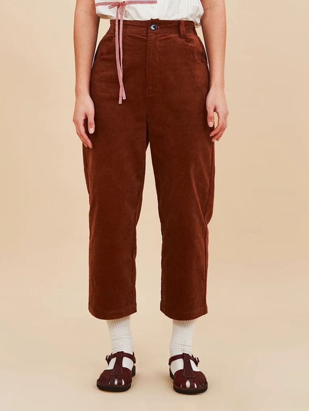 Kina and Tam Apple bottom corduroy pants
